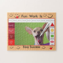 子供を作るために桃の犬の教育頭が切れるパズル