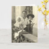 子供を持つフリーダ・カーロ カード (黄色い花)