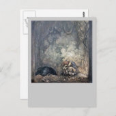 子供を握るトロール ポストカード (正面/裏面)