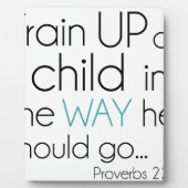 子供を育てる… フォトプラーク (正面)