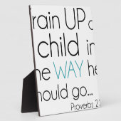 子供を育てる… フォトプラーク (側面)