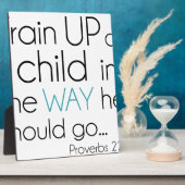 子供を育てる… フォトプラーク (側面)