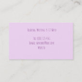 子供を育てる 名刺 (裏面)