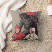 子供を追うクランパスのスイッチ クッション (ブランケット)