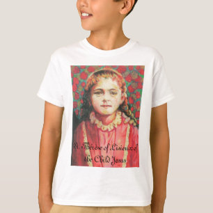 子供イエス・キリストのLisieuxのSt. Thérèse Tシャツ