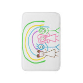 子供カスタムスケッチKids Artworkを次の値に変更 バスマット (正面縦)