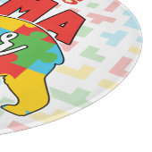 子供カスタム名マママベアオティズム意識ママ カッティングボード (角)