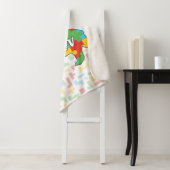 子供カスタム名マママベアオティズム意識ママ シェルパブランケット (インサイチュ)