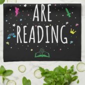 子供カッコいいはみんな読私だ キッチンタオル (折り畳み)