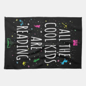 子供カッコいいはみんな読私だ キッチンタオル (横)