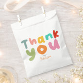 子供カラフルたち誕生日ありがとう フェイバーバッグ (クリップ留めされた状態)