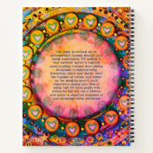 子供キャンプのジャーナル カラフル オーダーメイド 楽しい ノートブック (裏面)