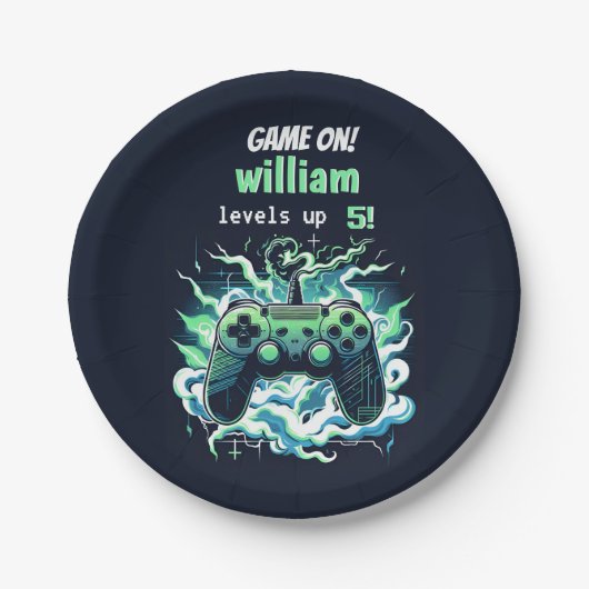 子供クールのゲームのレベルを5歳の誕生日まで ペーパープレート (正面)