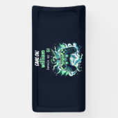 子供クールのゲームのレベルを5歳の誕生日まで 横断幕 (縦)