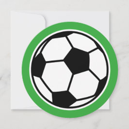 子供サッカー 誕生日パーティーの招待状 招待状