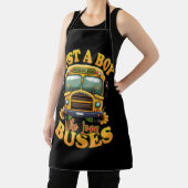 子供スクールバスドライバーの衣装ちょうど愛する少年 エプロン (インサイチュ)