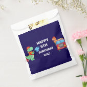 子供ダイノ消防士誕生日 f フェイバーバッグ (封をした状態)