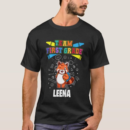 子供チーム 1年生 リーナ 個人用 Tシャツ (正面)