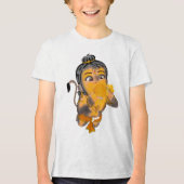 子供ハヌマーンTシャツ トライブレンドTシャツ (正面)