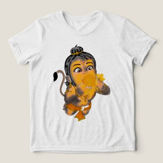 子供ハヌマーンTシャツ トライブレンドTシャツ (デザイン正面)