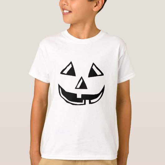 子供ハロウィーンカボチャシャツ Tシャツ (正面)