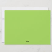 子供パーソナライズされたにイースターバニーかわいいおもしろい大 シーズンカード (裏面)