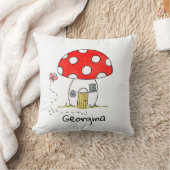 子供パーソナライズされたのタッドスツール&バタフライ クッション (ブランケット)