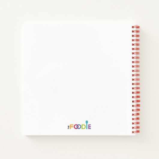 子供パーソナライズされたのメモリのクックブック(写真の追加) ノートブック (裏面)