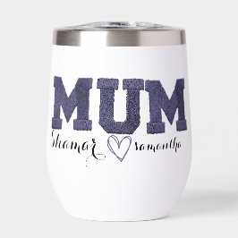 子供パーソナライズされたの名前の刺繍された母の日