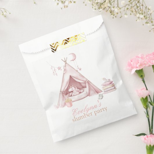 子供パーソナライズされたの眠りバースデーパーティー フェイバーバッグ (封をした状態)