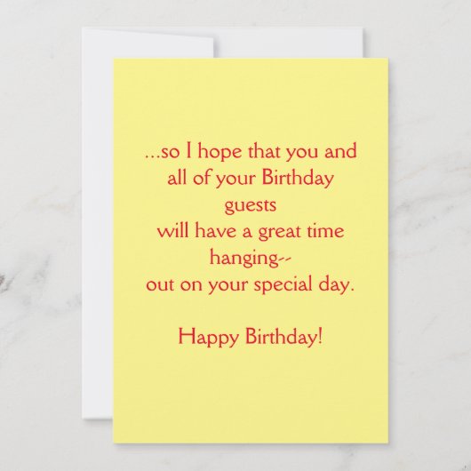 子供パーソナライズされたの誕生日グリーティングカード サンキューカード (裏面)