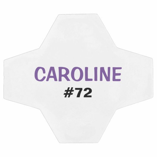 子供パーソナライズされた名とジャージー番号 サッカーボール (フラット)