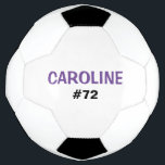 子供パーソナライズされた名とジャージー番号 サッカーボール<br><div class="desc">あなたのお気に入りのサッカー選手はこのサッカーパーソナライズされたボールを愛する。選手カスタマイズ名と選手の番号と。このカスタムサッカーボールは素晴らしクリスマスや誕生日、その他の特別な機会に贈る。</div>