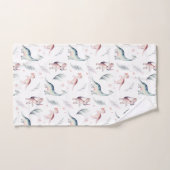 子供モダンの恐竜パターン バスタオルセット (ハンドタオル)