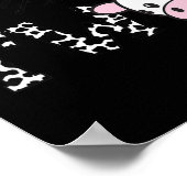 子供モー私は二つの誕生日ティー2歳の女の子 ポスター (角)