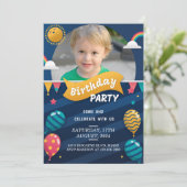 子供ユニークの誕生日招待状の作成 – カスタム 招待状 (スタンド正面)