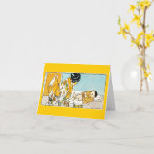 子供ルースメリーHallock 4のためのNotecard-Just カード (黄色い花)