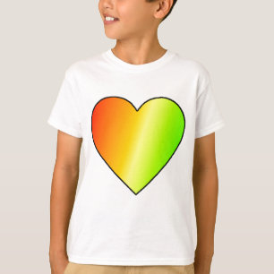 子供レインボーハートTシャツ Tシャツ