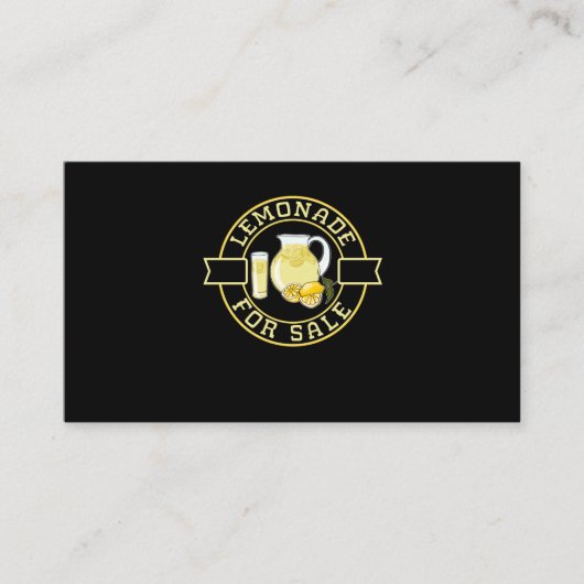 子供レモネードスタンドボーイズガール 名刺 (正面)