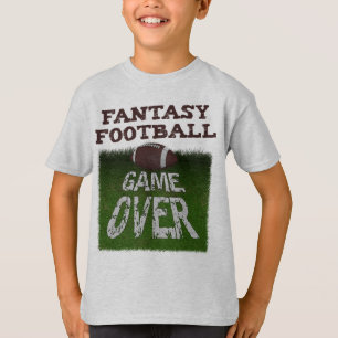 子供上のファンタジーのフットボールの試合 Tシャツ