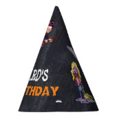 子供不気味ハロウィーン衣装バースデーパーティーハット パーティーハット (右)