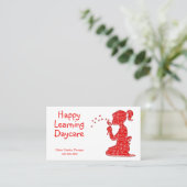 子供保育 – Happy Child - 名刺 (スタンド正面)