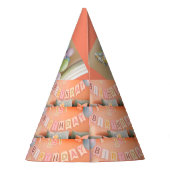 子供円錐誕生日パーティーハット パーティーハット (裏面)