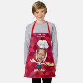 子供写真の追加 エプロン (着用した状態)