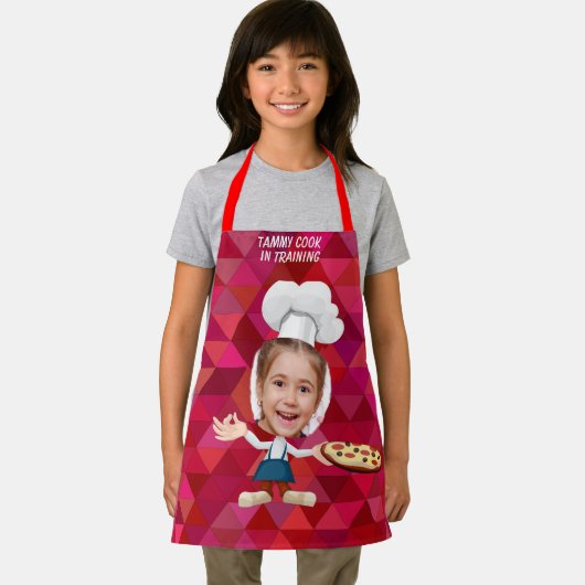 子供写真の追加 エプロン (インサイチュ)