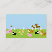 子供動物園の名刺 名刺 (裏面)