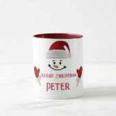 子供名でパーソナライズ！ホットチョコレート* マグカップ (中央)