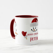 子供名でパーソナライズ！ホットチョコレート* マグカップ (正面左)