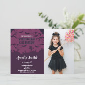 子供向けのカスタマイズ可能な不気味なパーティーの招待状 招待状 (スタンド正面)