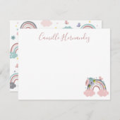 子供向けのカラフルなノートカード ノートカード (正面/裏面)